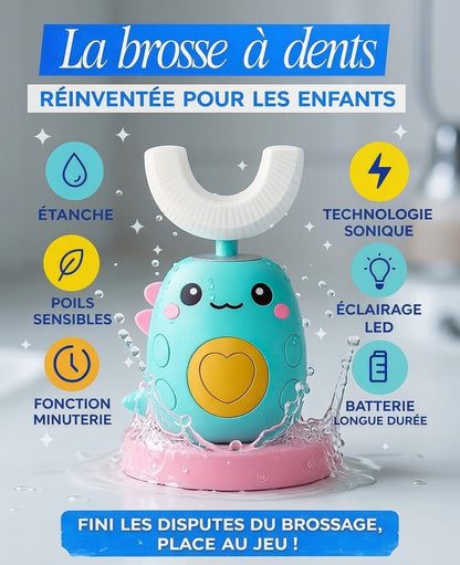 🦷 Helorvia™ Smile — Brosse à dents 360° pour enfants