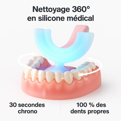 🦷 Helorvia™ Smile — Brosse à dents 360° pour enfants