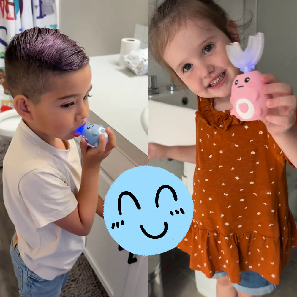 🦷 Helorvia Smile™ — Brosse à dents 360° pour enfants