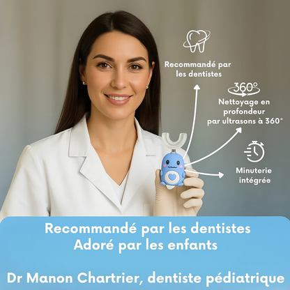 🦷 Helorvia Smile™ — Brosse à dents 360° pour enfants