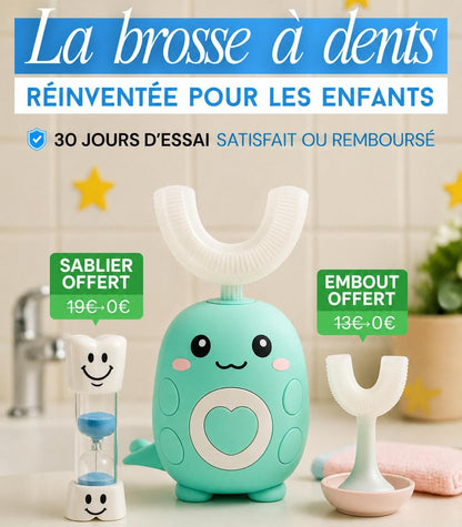 🦷 Helorvia™ Smile — Brosse à dents 360° pour enfants